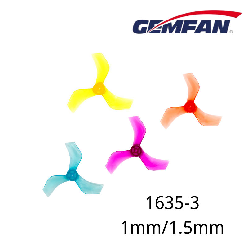 Drone Propeller - Gemfan 1635 40mm 3-Blade Propeller 8Pairs