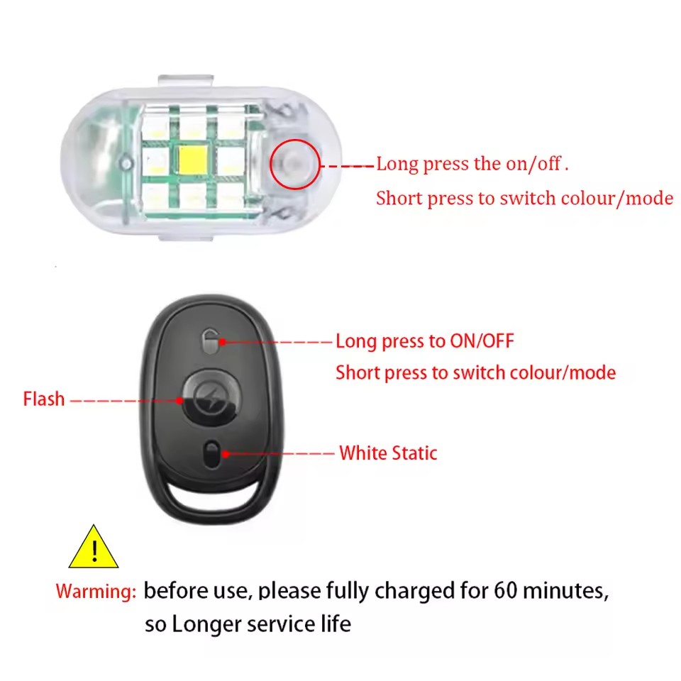 Wireless Remote Control LED St - Drone Led Light 评论和价格