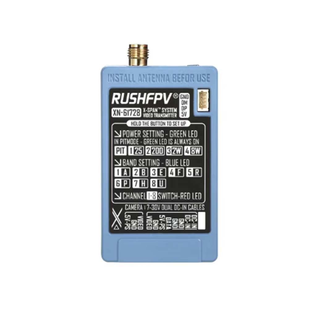 RUSHFPV 6.1‑7.2G 8W X61728 VTX - Drone Receiver 评论和价格