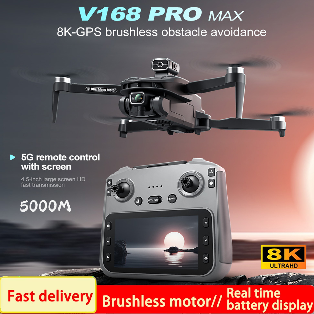 2025 V168 Pro MAX GPS Drone 8K - Drone Gps Mount 评论和价格