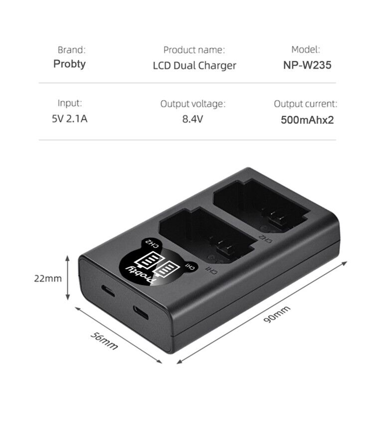2200mAh NP-W235 NP W235 Batter - Drone Battery 评论和价格