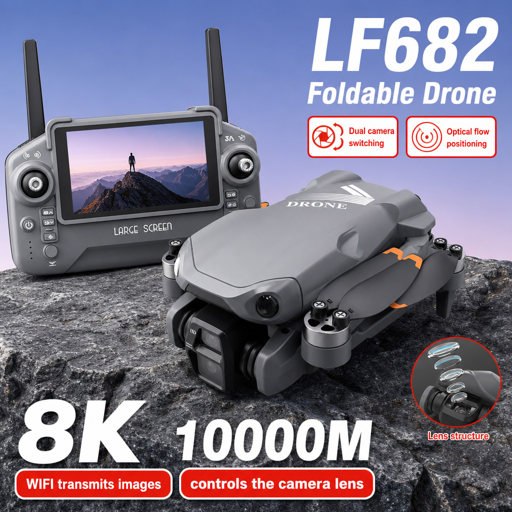 Aerial Photo LF682 Drone 8K HD - Drone Gps Module 评论和价格