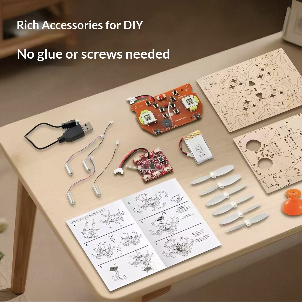 2026 New Wooden DIY Assembled  - Drone Battery 评论和价格