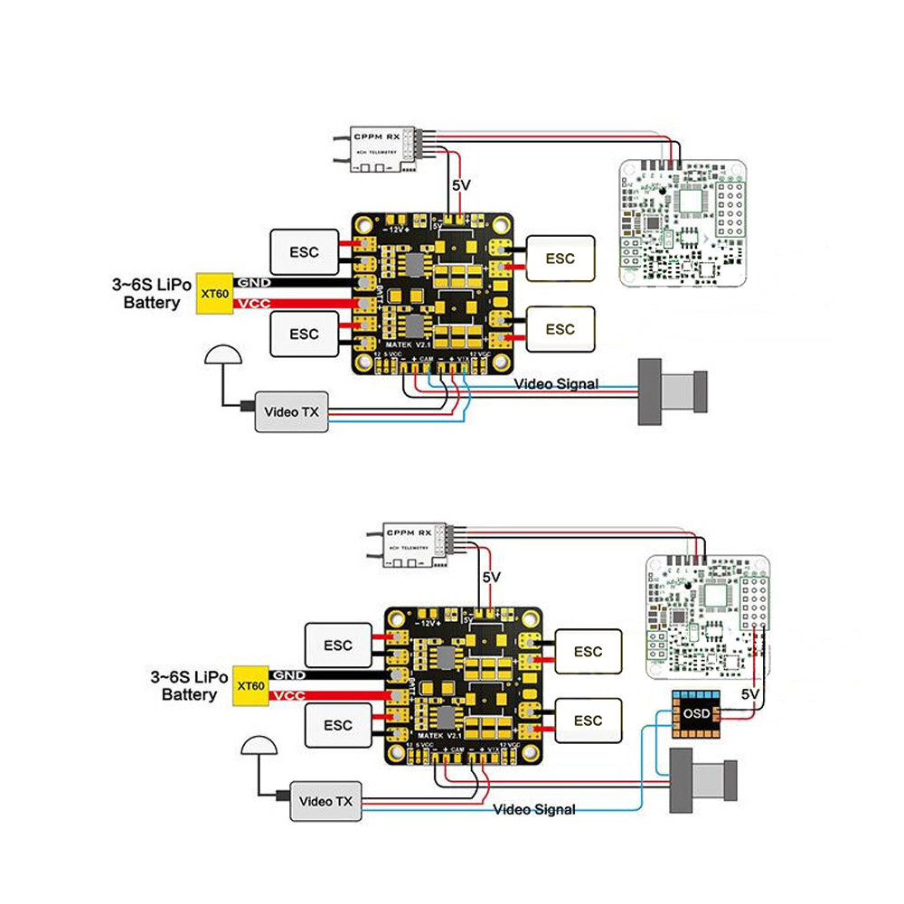 Mini  Power Hub Power Matek PD - Drone Power Distribution Board 评论和价格