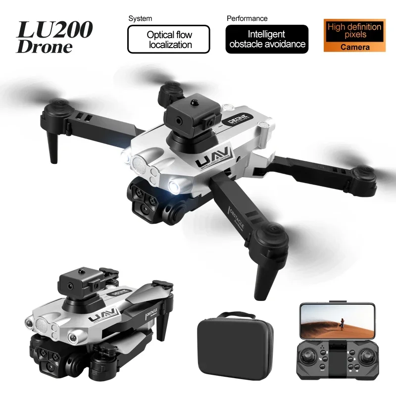 LU200 8K GPS Drone Triple Came - Drone Gps Mount 评论和价格