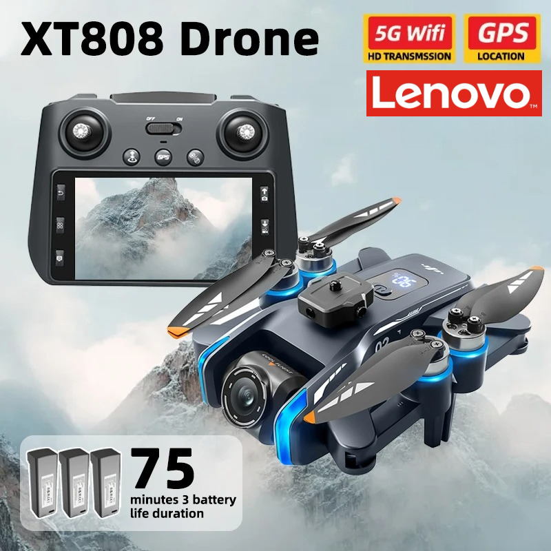 Lenovo XT808 Pro MAX Drone 4K  - Drone Gps Mount 评论和价格
