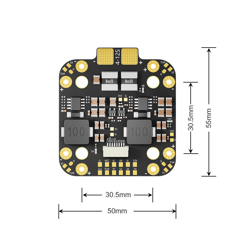 PFLY Aocoda-RC PDB400 V2 12S H - Drone Power Distribution Board 评论和价格